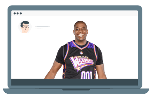 Virtual author visit graphic